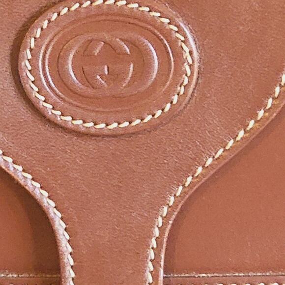 Vintage Gucci Traveler Suede and Leather Bag 18x17 SEE DESCRIPTION - Picture 15 of 16